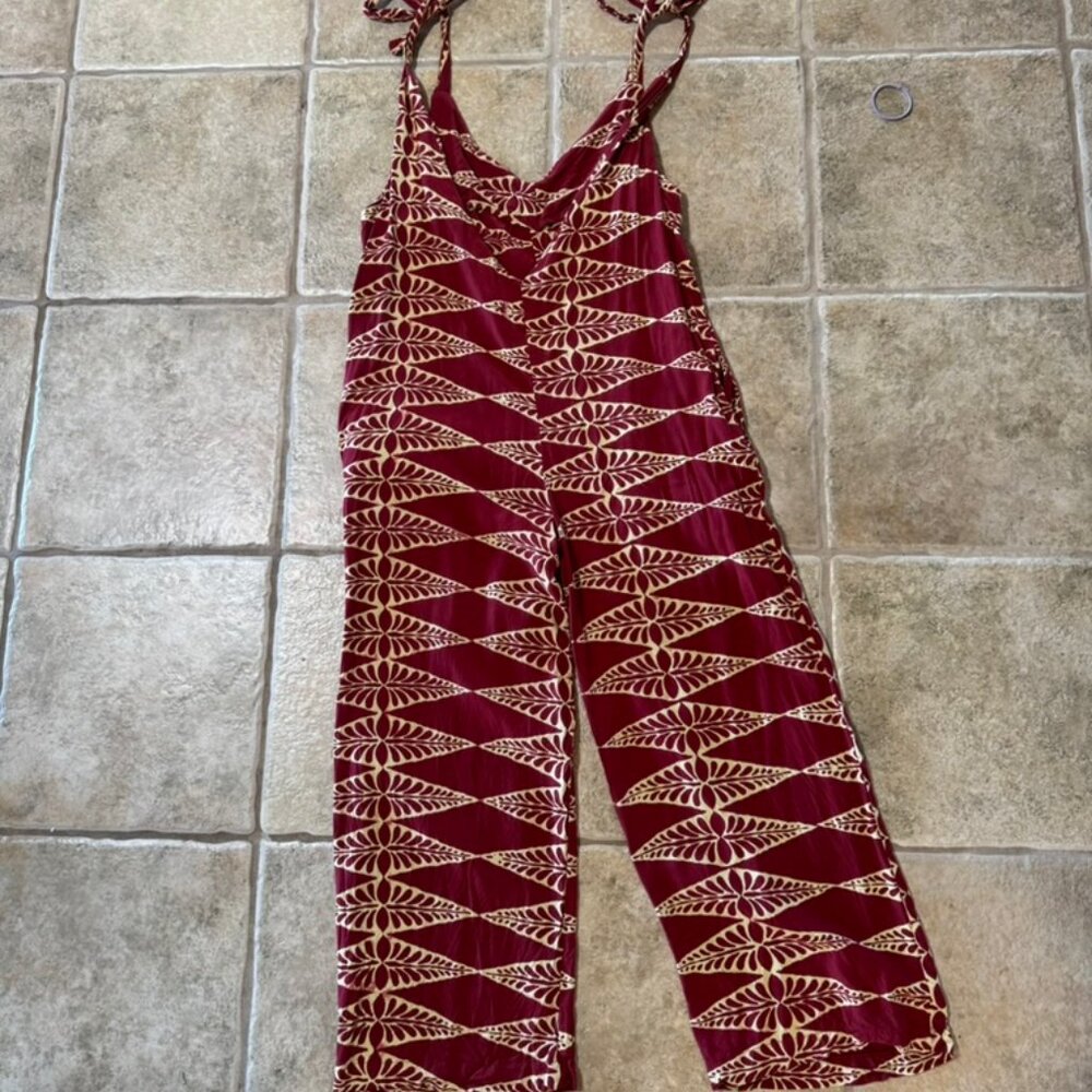 Noa Noa Jumpsuit with Hand batiked aloha print - Picture 2 of 3